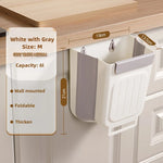 Foldable Hanging Kitchen Bin, Countertop & Cabinet Trash Can, Multi‑Room Waste Bin